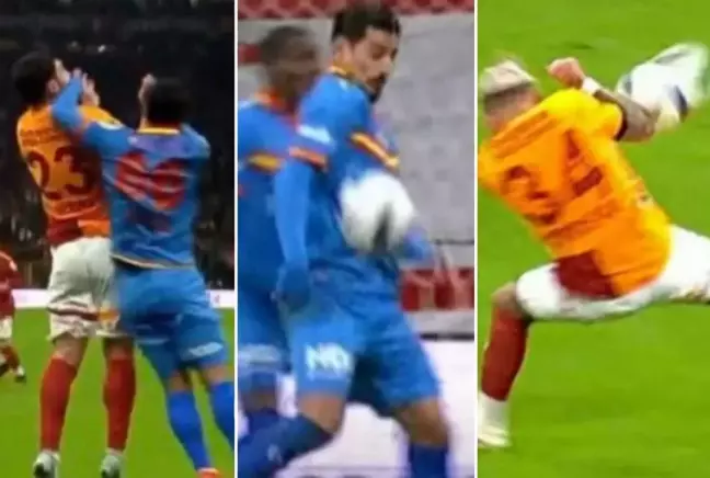 84. Dakikada Göztepe'nin Penaltı Beklediği Pozisyonda Torreira'nın Elle Oynadığı An