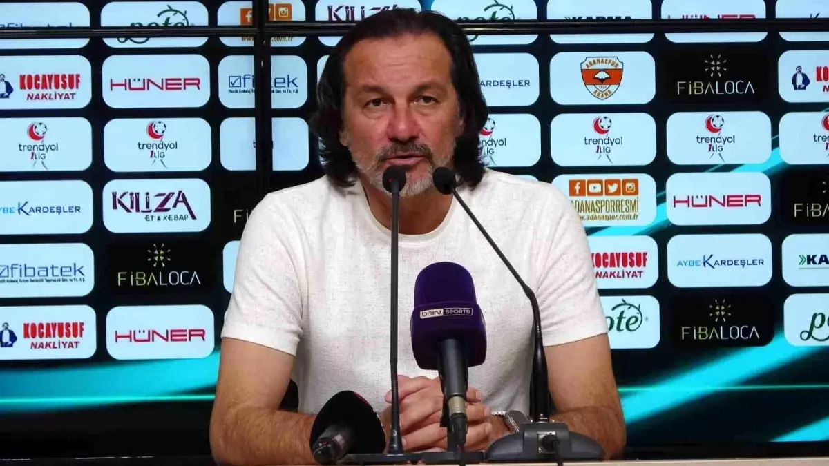 Adanaspor Teknik Direktörü Yusuf Şimşek'ten Maç Değerlendirmesi