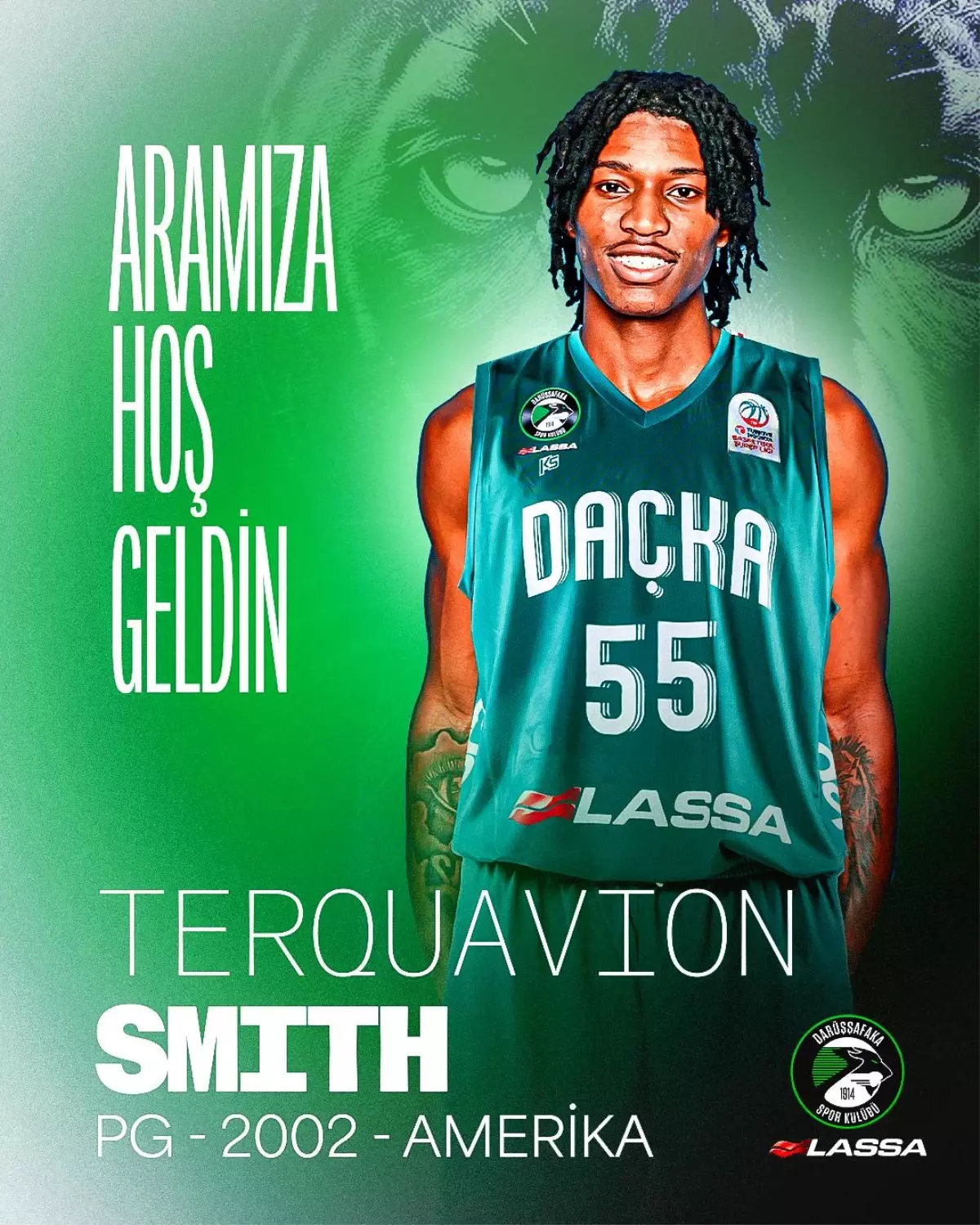Darüşşafaka, Terquavion Smith ile Güçlü Bir Takviye Yaptı